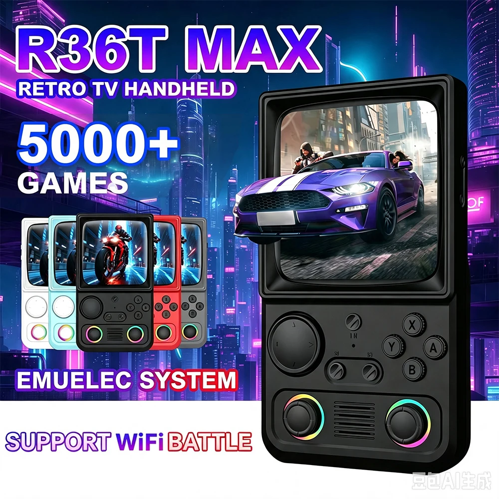Gaming Console Under 5000 - AISLPC R40 Handheld-Spielkonsole EmuEMEC-System mit WLAN-Unterstützung,