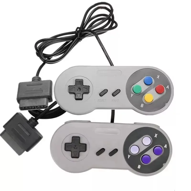 Gaming Console Latest - Ersatz-Gamepads für SNES 16-Bit-Videospielkonsole, Griff, Controller,