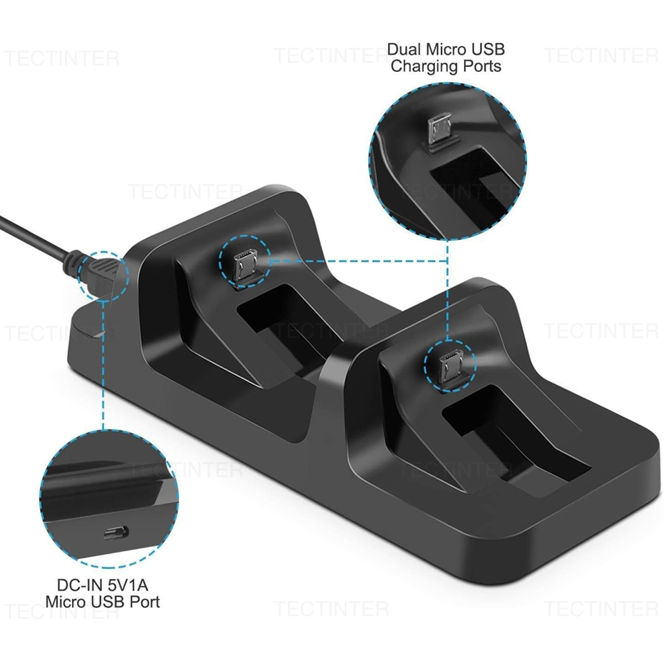 Dual-Ladestation für PS4-Contr – Gaming Console Tv Bewertung und Preis