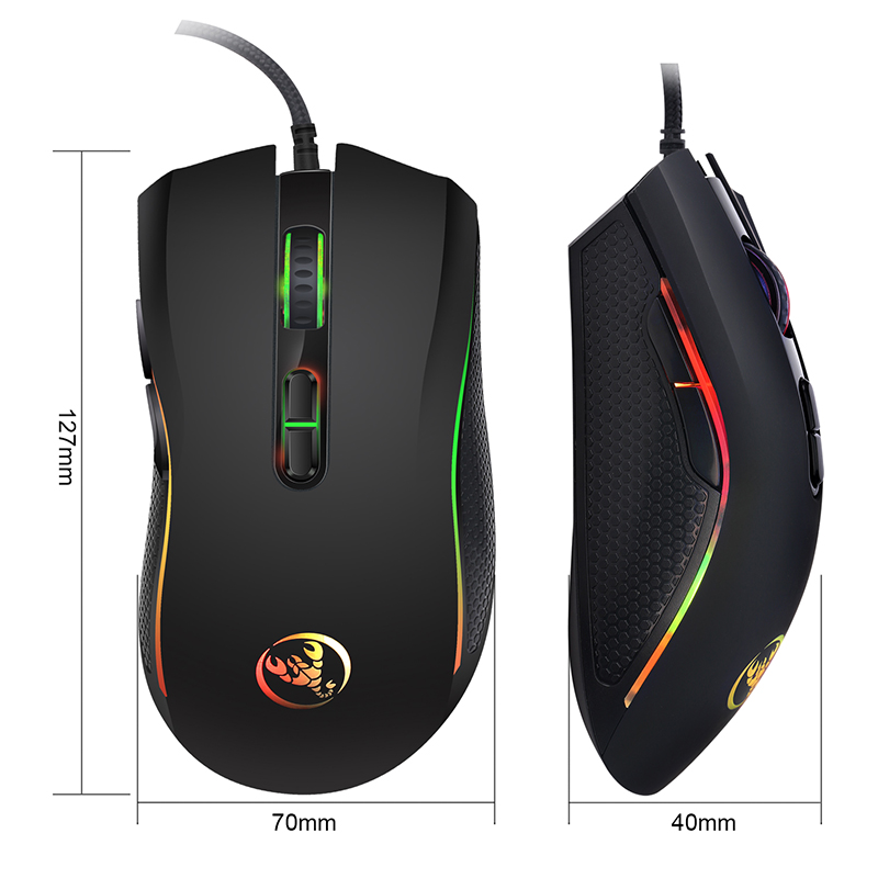 Neue Wired Gaming Maus Gamer 7 – Gaming Console Buttons Bewertung und Preis